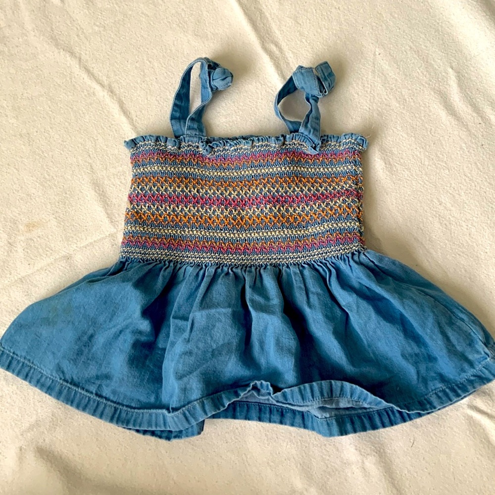 Beautiful Cotton Baby Blouse size 12 months